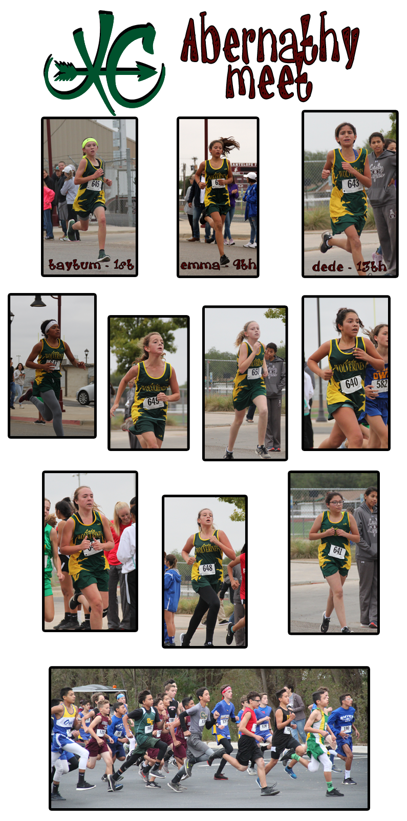 SpringlakeEarth Junior High School Abernathy Cross Country Meet